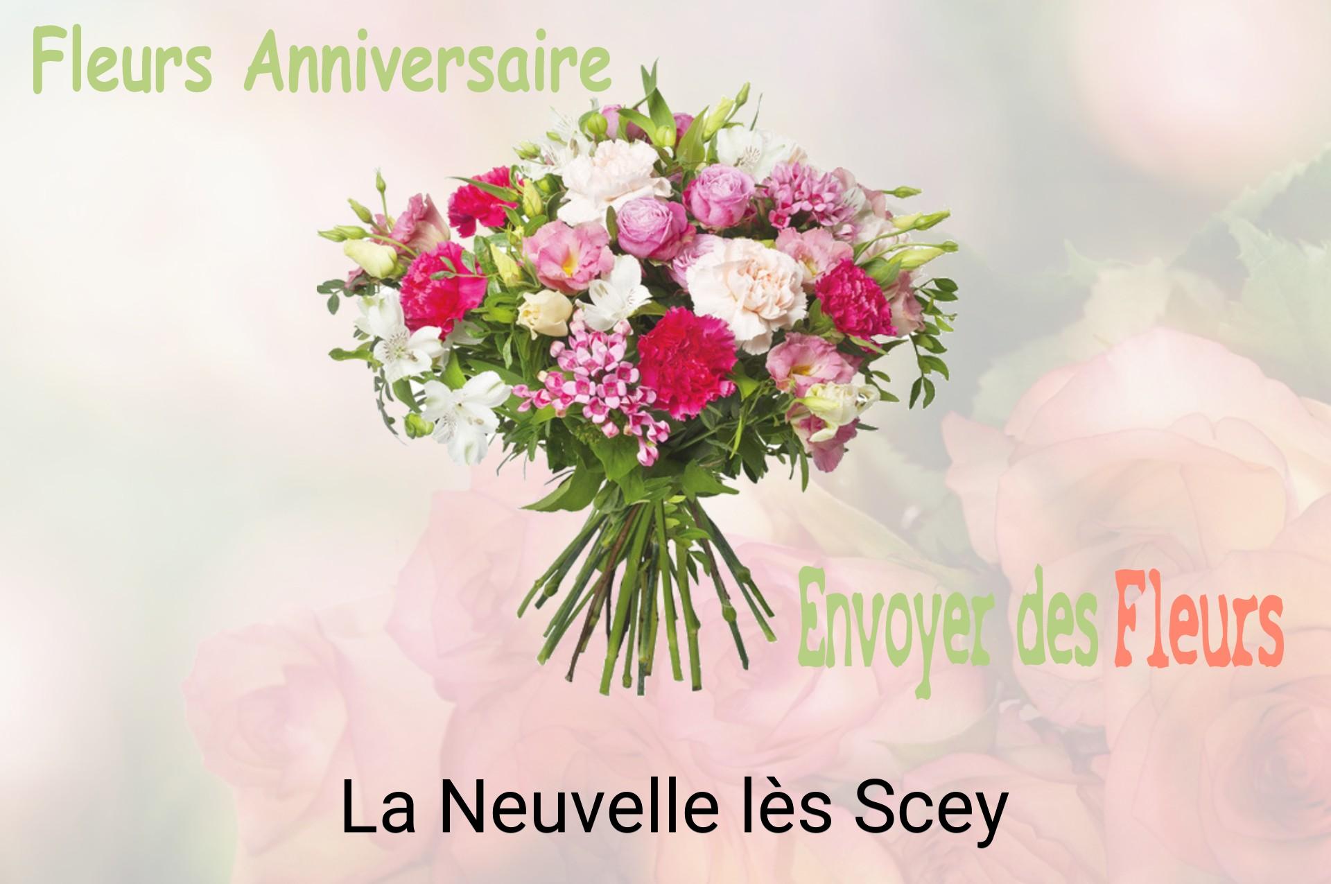 Bouquet de fleurs d’anniversaire livré à La Neuvelle-lès-Scey